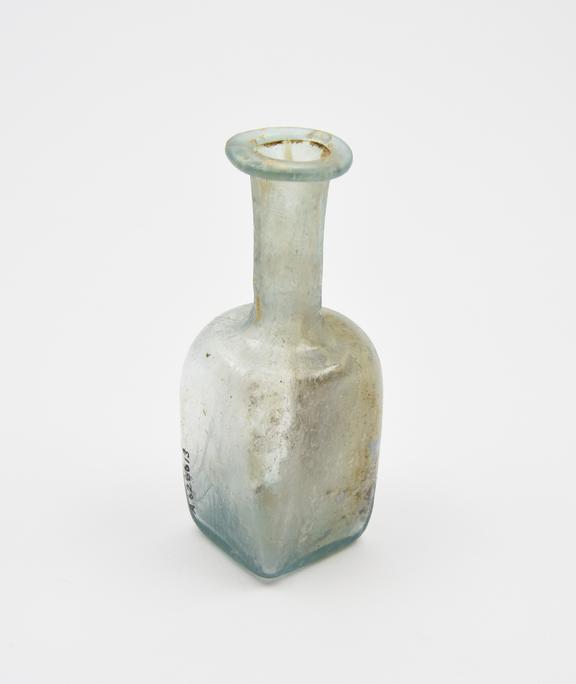 Glass bottle, Roman, 151 to 300 AD