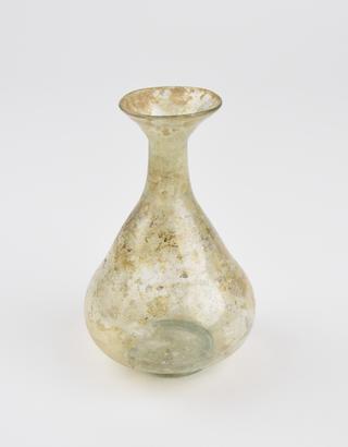 Glass flask, Roman, 151-300AD