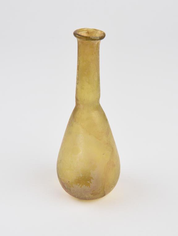 Glass flask, Roman, 151 to 300 AD