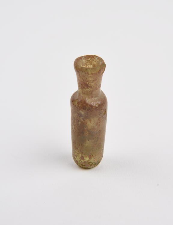 Glass phial, Islamic, 600-800 CE