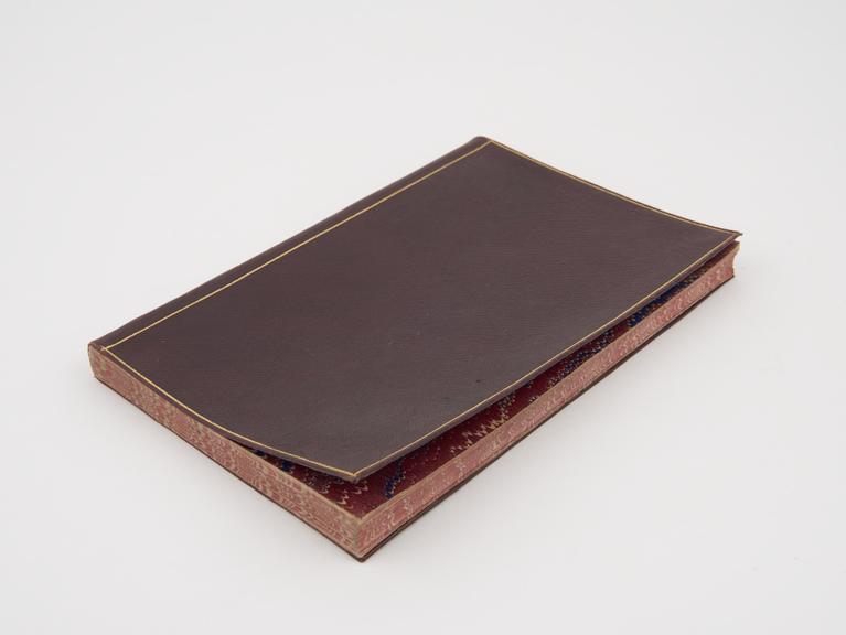 Leather-bound notebook, belonging to Dr W.M