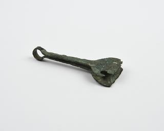 Forceps, bronze, with serrated jaws