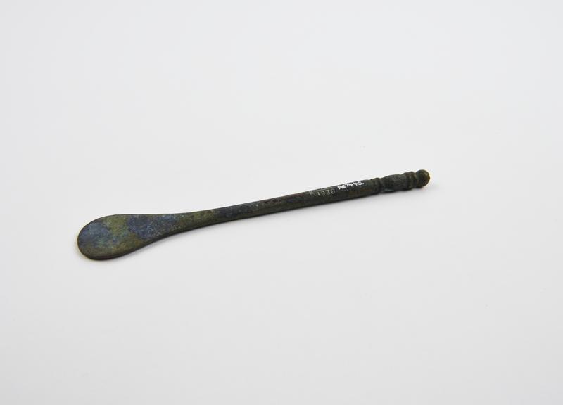 Copy of large spatula, bronze, original Roman, found at Pompeii