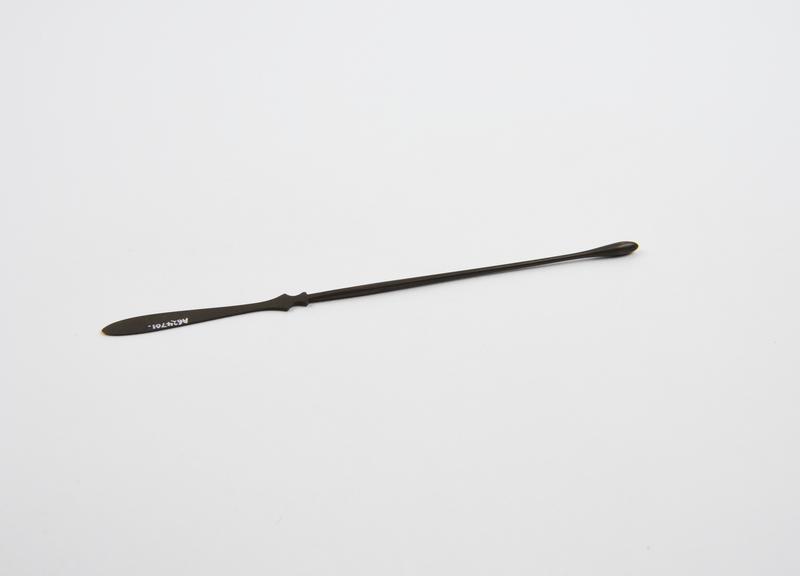 Brass copy of combined spatula and probe, original Roman