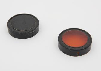 Red Filter and Lens Cap for Enlarger by Muirhead and Co. Ltd.