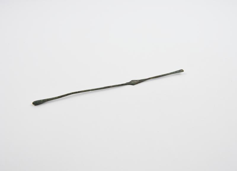 Combined probe and spatula, bronze, Roman
