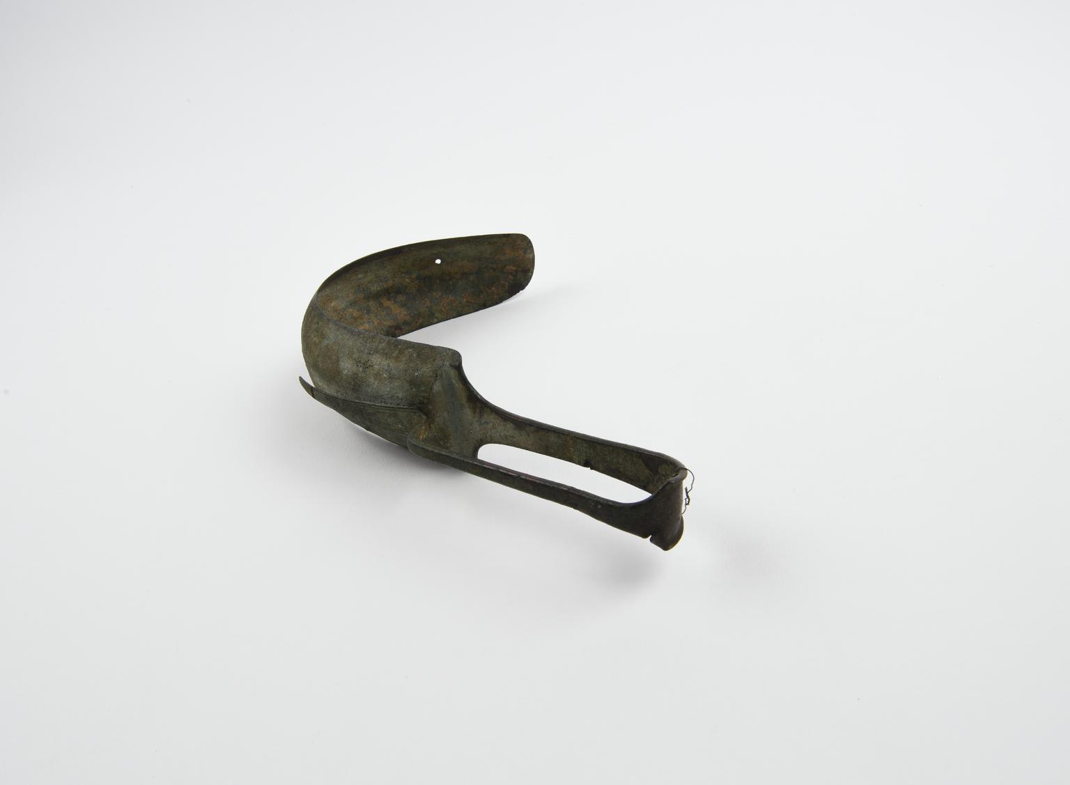Strigil, bronze, Roman | Science Museum Group Collection