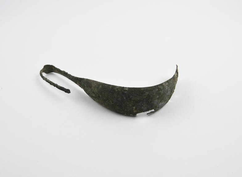 Strigil, bronze, Roman, 199BC-500AD