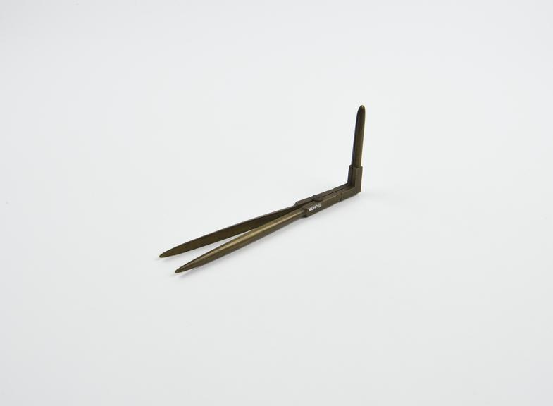 Anal speculum and dilator(?), brass copy of Roman original