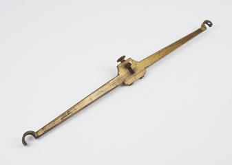 Prototype brass model of beam for equal-arm balance