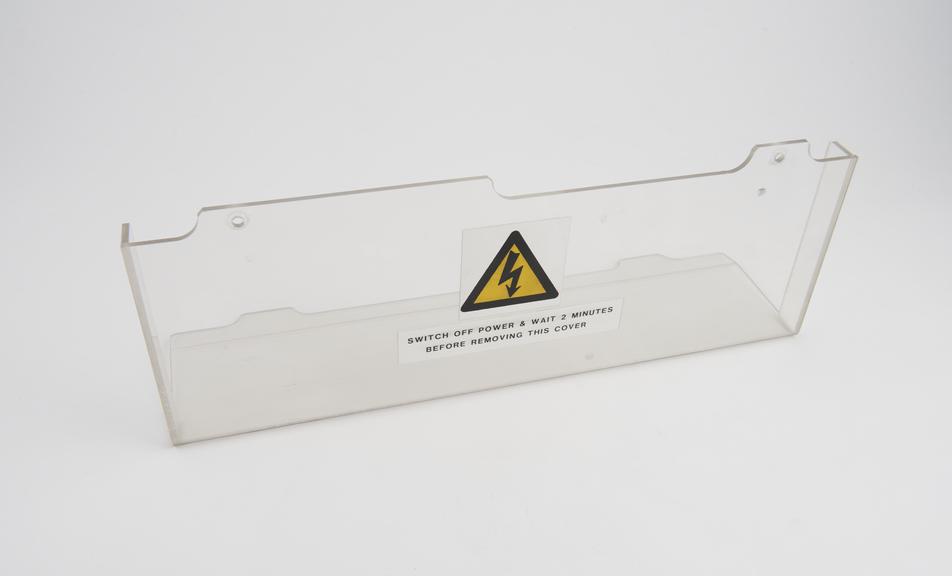 Plastic component from the 700 series laser, by Lumonics