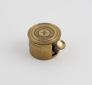 Rotating prism in brass box for differential ratio polariscope