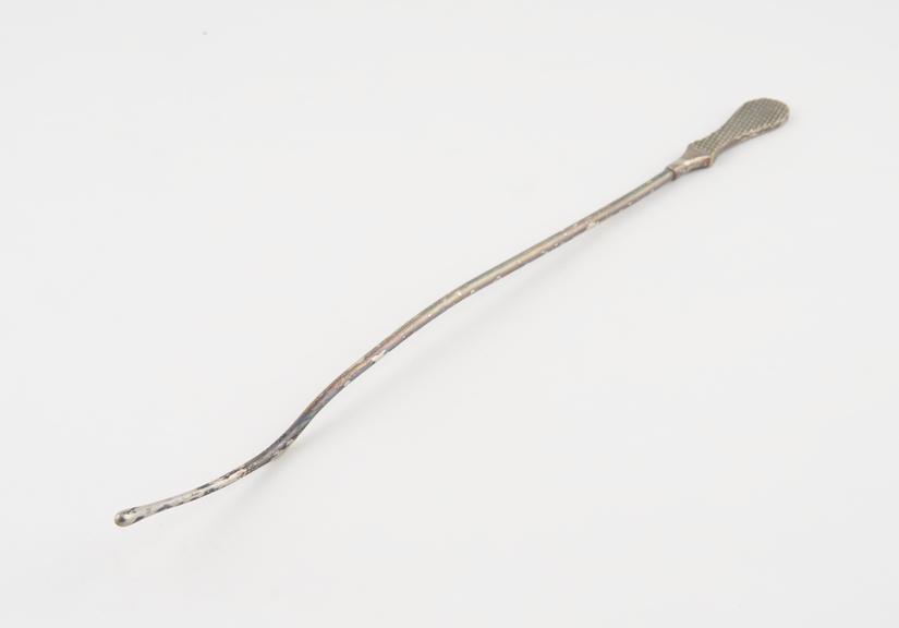 Sound, uterine, metal, nickel-plated, late 19th century
