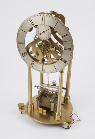Electric clock by Wheatstone
