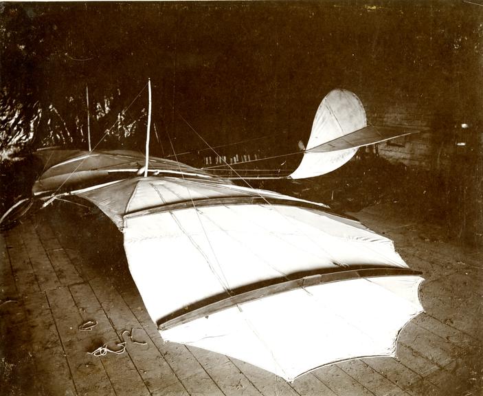 Glider Erected - Side View