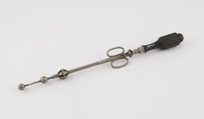Unidentified, steel and ebony