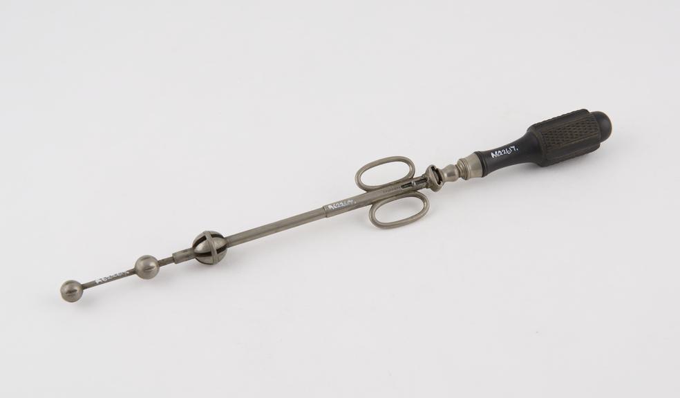 Unidentified, steel and ebony, by Charriere of Paris, 1820-1865