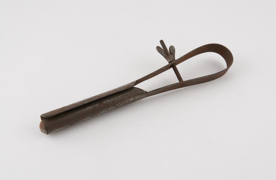 Dilator, steel, rusted, 19th century