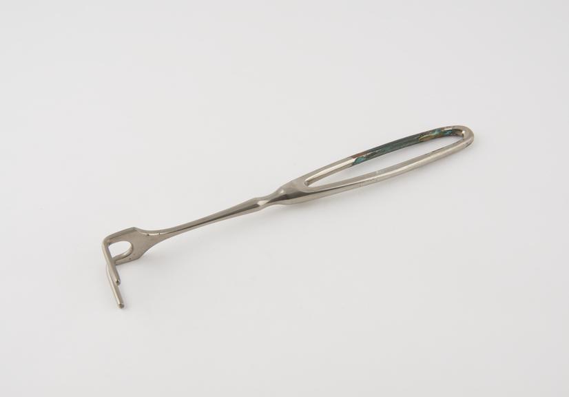 Retractor, steel, plated, by Mappin and Co