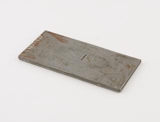 Stage of manufacture for steel-backed whitemetal