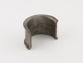 Stage of manufacture for steel-backed whitemetal