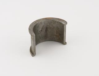 Stage of manufacture for steel-backed whitemetal