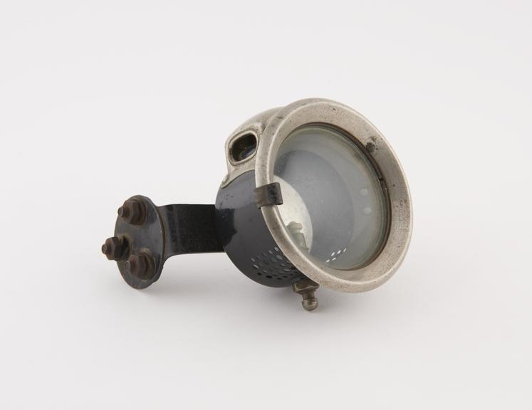Side car acetylene lamp, Powell & Hanmer with Bray 315 burner c. 1925