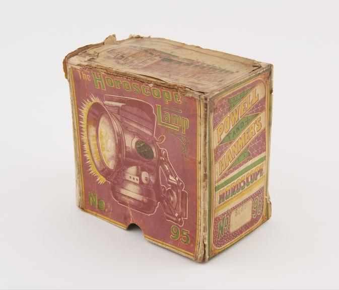Box for "Horoscope" no.95 oil lamp. 1909-1922