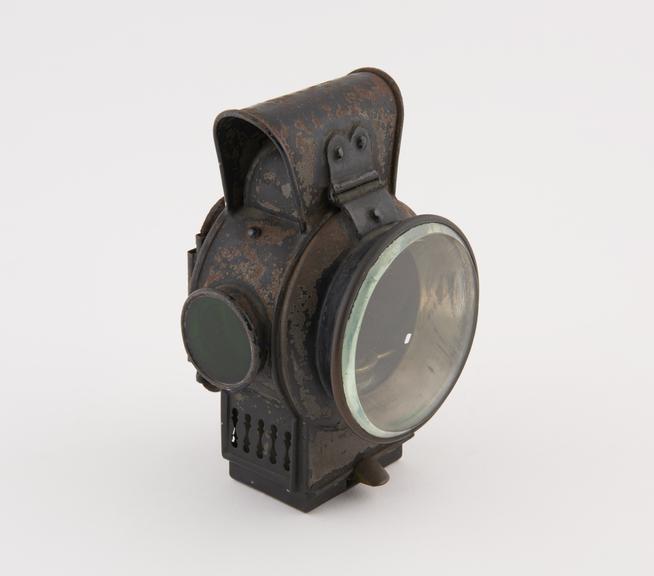 Paraffin cycle lamp produced by Joseph Lucas Limited, c.1910