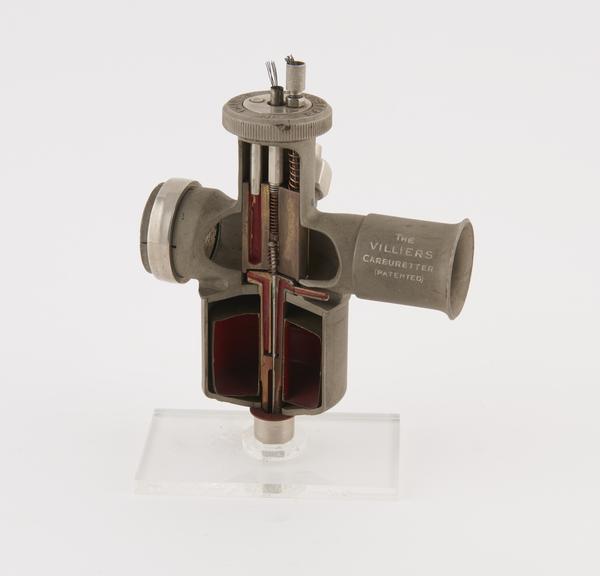 Villiers automatic carburettor for motor cycle, sectioned