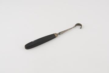 Retractor, steel with ebony handle
