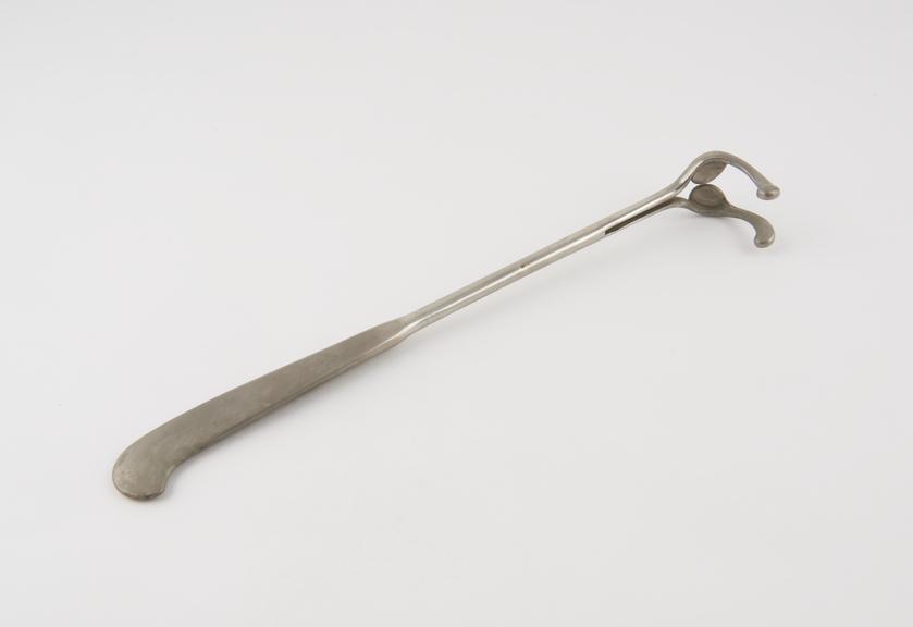 Retractor, steel, nickel-plated