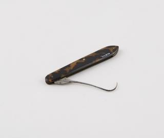 Tenaculum, steel, folding