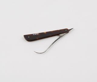 Tenaculum, steel, folding
