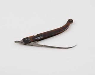 Tenaculum, steel, folding
