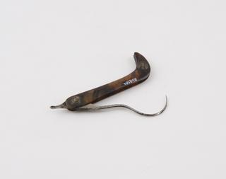 Tenaculum, steel, folding