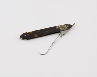 Tenaculum, steel, folding