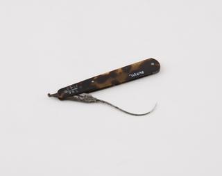 Tenaculum, steel, folding