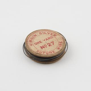 Spool of virgin silver wire suture