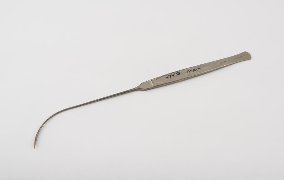 Suture needle, manufactured by Mayer and Meltzer of London