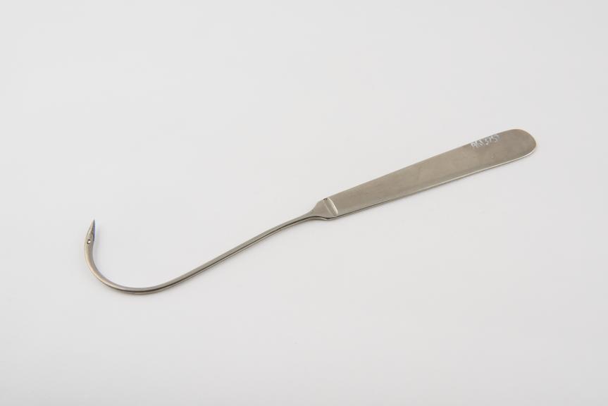 Suture needle, steel, plated