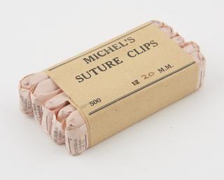 Packet of 500 Michel's suture clips