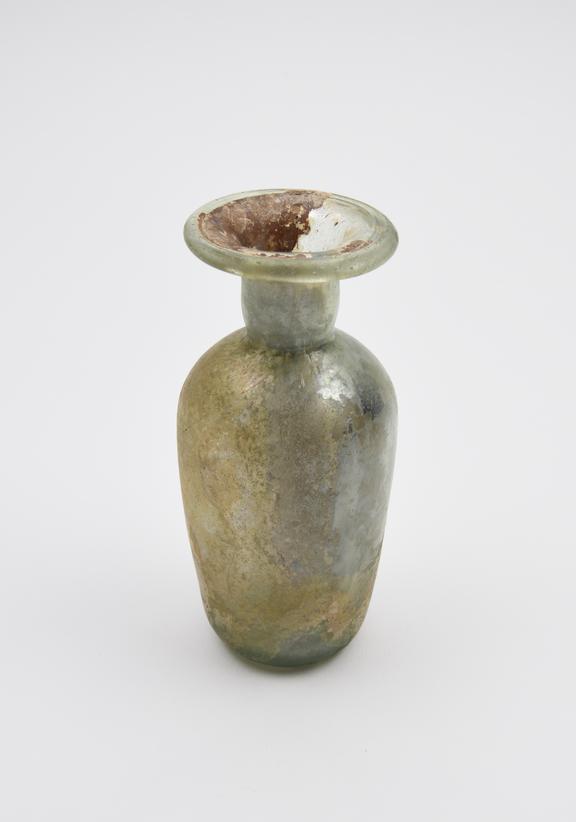 Glass bottle, Roman, 251 to 450 AD