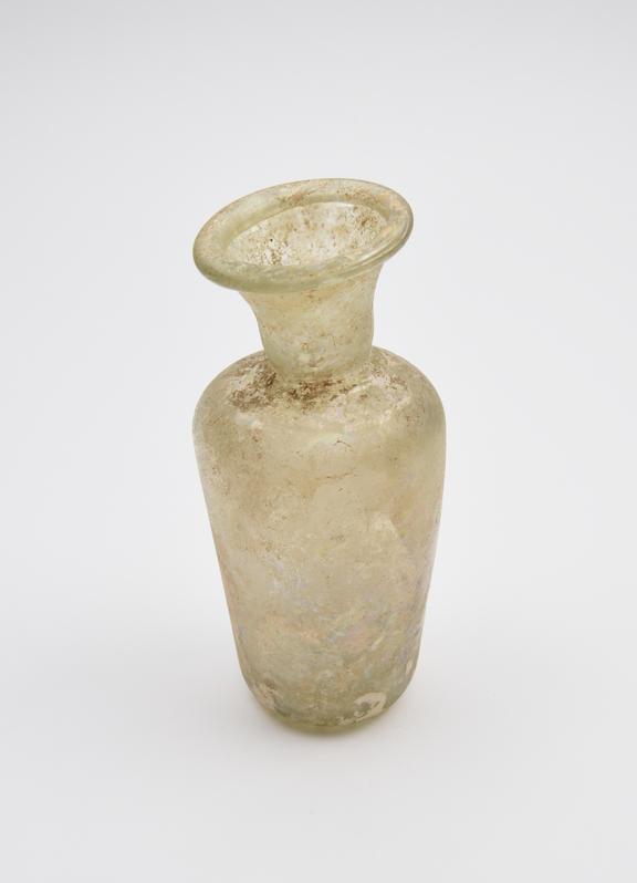 Glass bottle, Roman, 251-450 AD