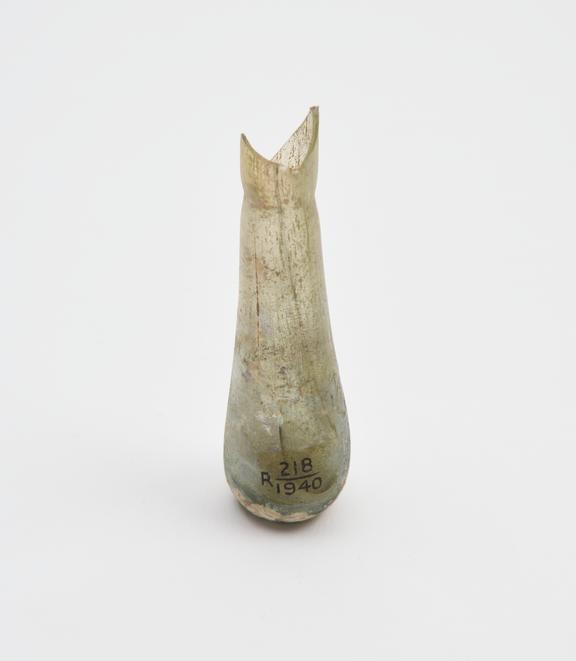 Glass unguent bottle, Roman, 151-300AD