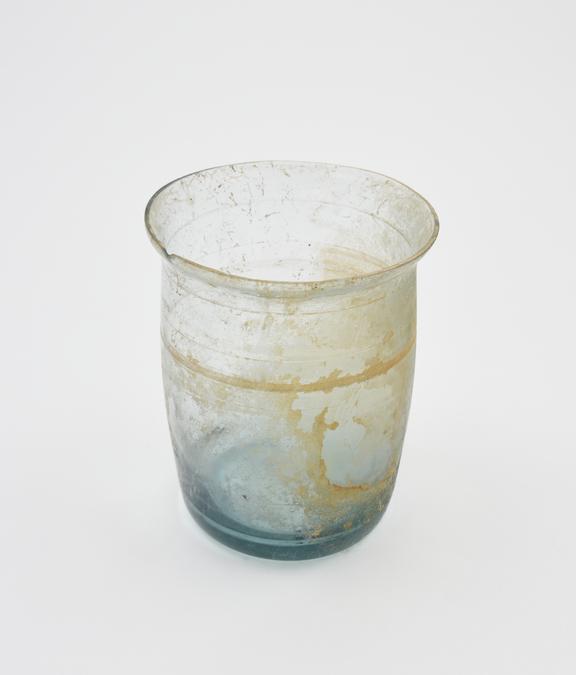 Glass cup, Roman, 251-450AD