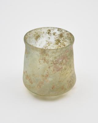 Glass cup, Roman, 151-300AD