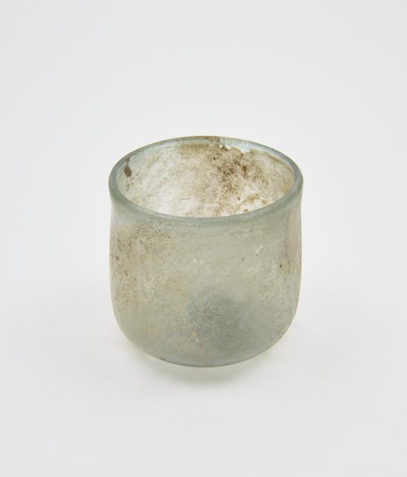 Glass drinking vessel, Roman, 151-300AD