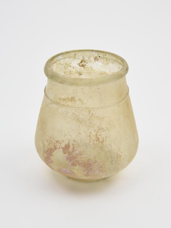 Glass cup, Roman, 151-300AD