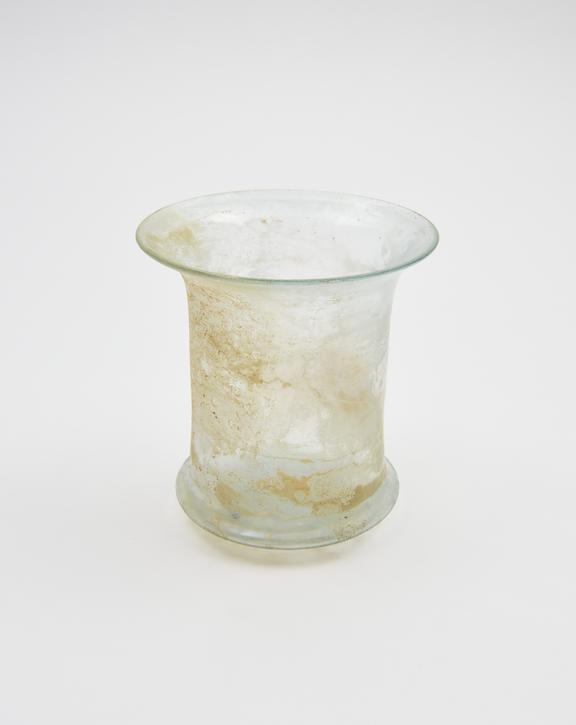 Glass cup, Roman, 151-300AD